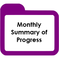Monthly Summary of Progress